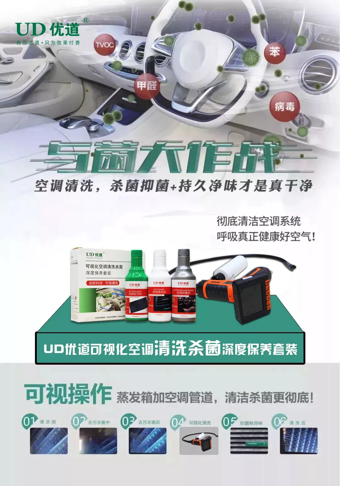 注重你的爱车空调清洗，给你一个呼吸清新的驾驶舱